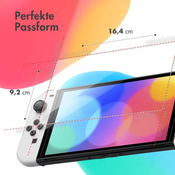 imoshion Screen Protector aus gehärtetem Glas für das Nintendo Switch OLED