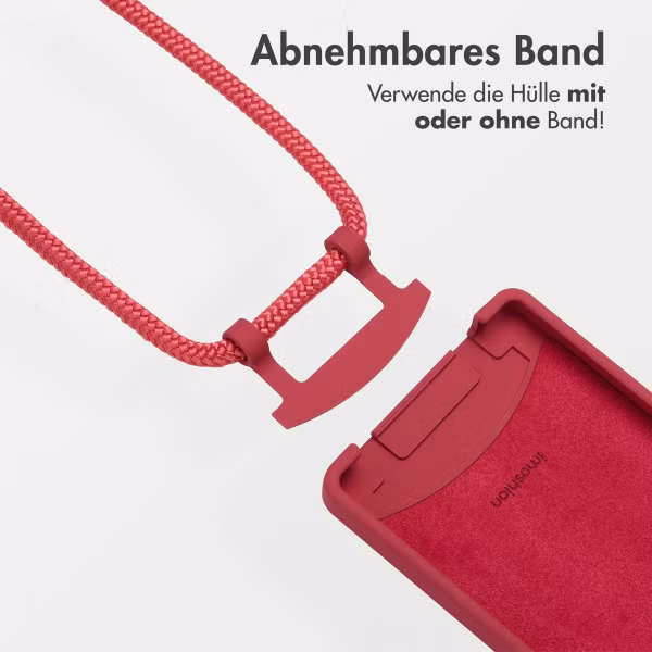 imoshion Color Backcover mit abnehmbarem Handykette und MagSafe Samsung Galaxy S25 Ultra - Red Raspberry