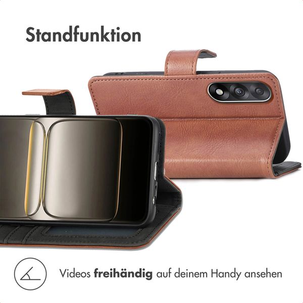 imoshion Luxuriöse Klapphülle OnePlus Nord 5 - Braun