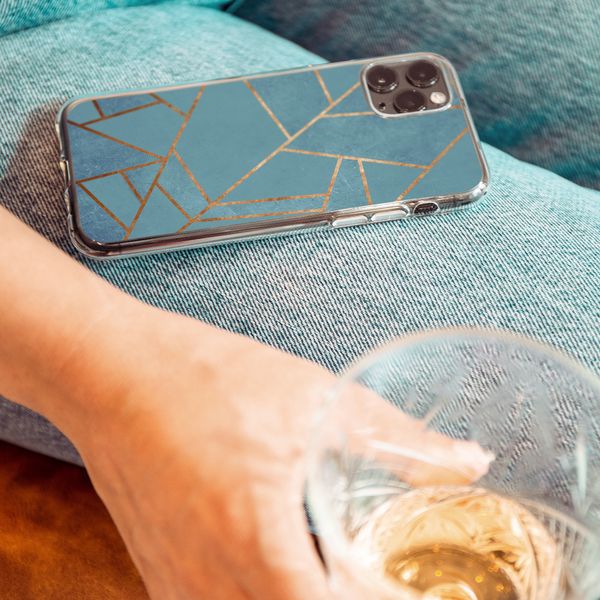 imoshion Design Hülle iPhone 12 (Pro) - Blue Graphic