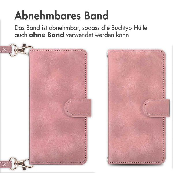 imoshion Klapphülle mit Kordel Apple iPhone 12 (Pro) - Rosa