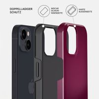 Burga Tough Back Cover MagSafe Apple iPhone 15 - Dark Cherry