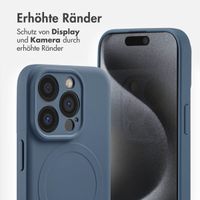 imoshion Color Back Cover mit MagSafe für das iPhone 15 Pro - Dunkelblau