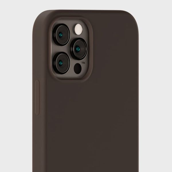 Holdit Silicone Case für das Apple iPhone 12 / 12 Pro - Chocolate