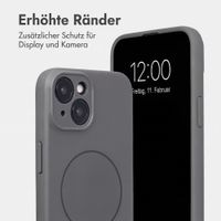 Accezz Grip Backcover mit MagSafe Apple iPhone 14 - Grau