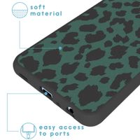 imoshion Design Hülle Samsung Galaxy A52(s) (5G/4G) - Leopard - Grün / Schwarz