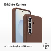 Accezz Liquid Silikoncase mit MagSafe Samsung Galaxy S26 - New Tea Brown