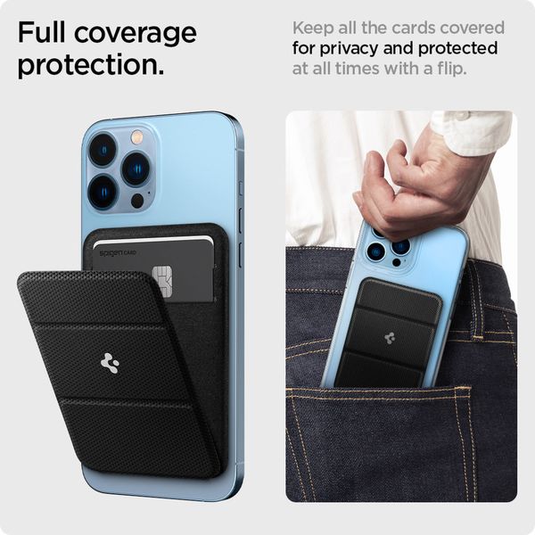Spigen MagSafe Card Holder Smart Fold - Schwarz