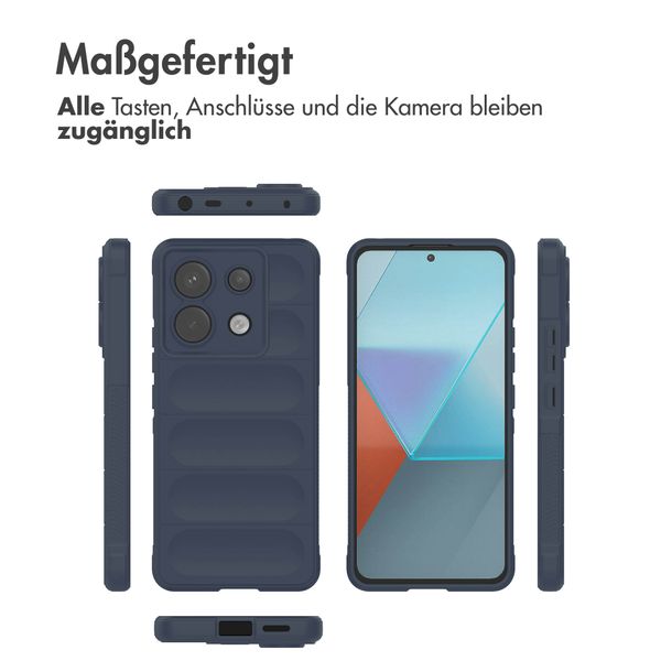 imoshion EasyGrip Back Cover für das Xiaomi Poco X6 Pro - Dunkelblau