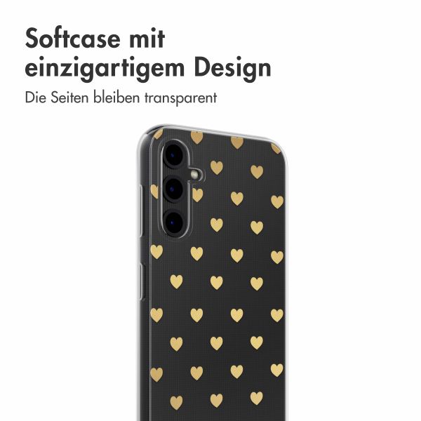 imoshion Design Hülle Samsung Galaxy A14 (5G/4G)  - Golden Hearts