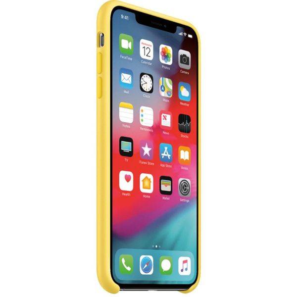Apple Silikoncase Canary Yellow für das Apple iPhone Xs Max