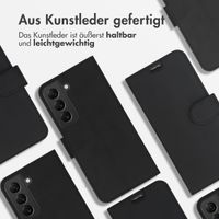 Accezz Wallet TPU Klapphülle Samsung Galaxy S22 - Schwarz