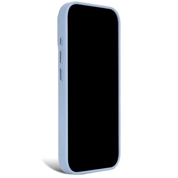 Decoded Leather Backcover MagSafe Apple iPhone 18 Pro / 17 Pro - Sky Blue