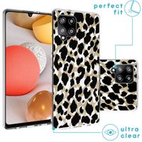 imoshion Design Hülle für das Samsung Galaxy A42 - Leopard / Schwarz