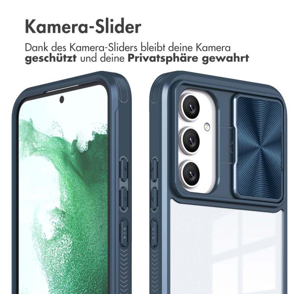 imoshion Back Cover mit Kameraschieber für das Samsung Galaxy S23 FE - Dunkelblau