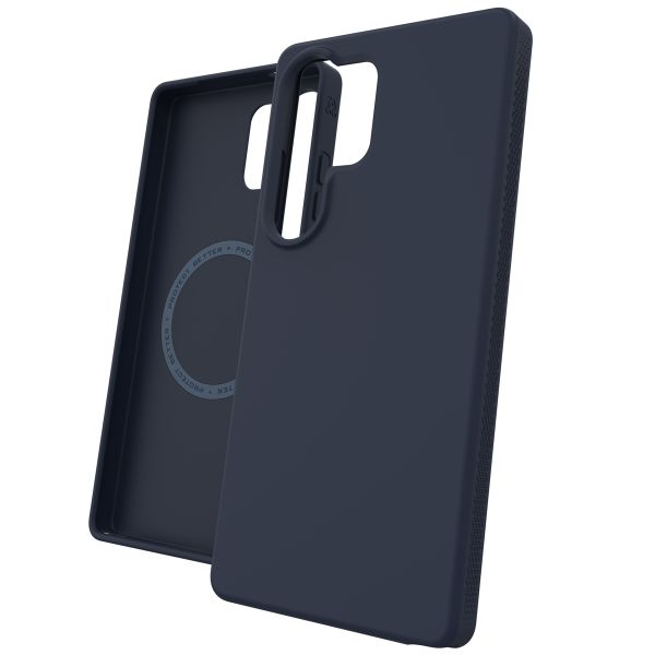 ZAGG Milan Snap Case mit MagSafe für das Samsung Galaxy S25 Ultra - Navy