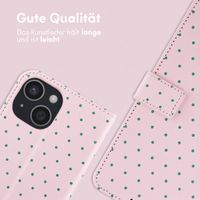 imoshion Design Klapphülle Apple iPhone 15 - Happy Dots