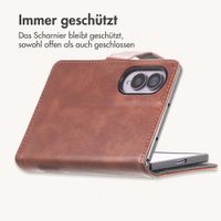imoshion Luxuriöse Klapphülle Samsung Galaxy Z Fold 8 - Dunkelbraun