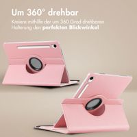 imoshion 360° drehbare Klapphülle Samsung Galaxy Tab S9 11.0 Zoll / Tab S10 FE / S9 FE 10.9 Zoll - Rosa