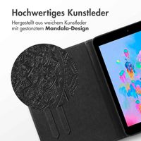 imoshion Mandala Klapphülle Apple iPad 9 (2021) 10.2 Zoll / iPad 8 (2020) 10.2 Zoll / iPad 7 (2019) 10.2 Zoll - Schwarz
