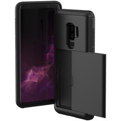 imoshion Backcover mit Kartenfach Samsung Galaxy S9 Plus - Schwarz