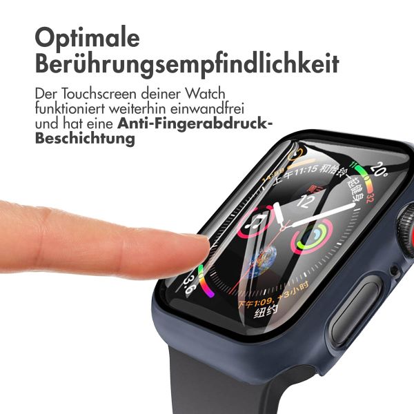 imoshion Full Cover Hard Case für Apple Watch Series 4 / 5 / 6 / SE - 40 mm - Dunkelblau