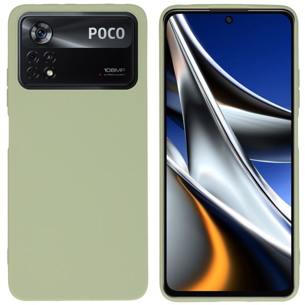 imoshion Color TPU Hülle für das Xiaomi Poco X4 Pro 5G - Olive Green