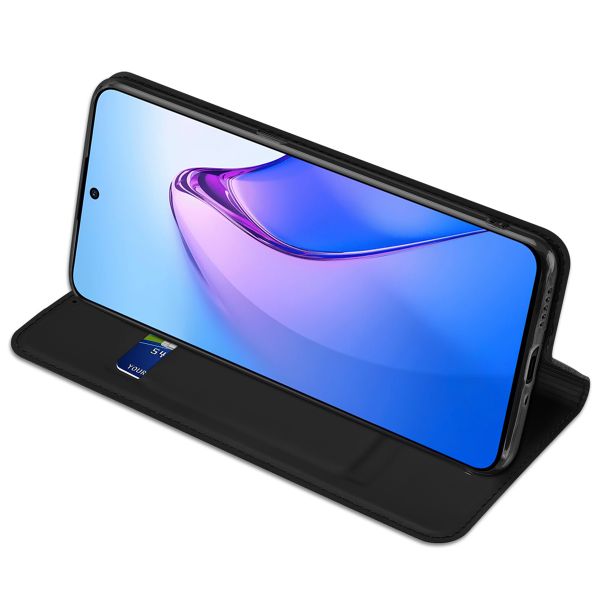 Dux Ducis Slim TPU Klapphülle für das Oppo Reno 8 5G - Schwarz