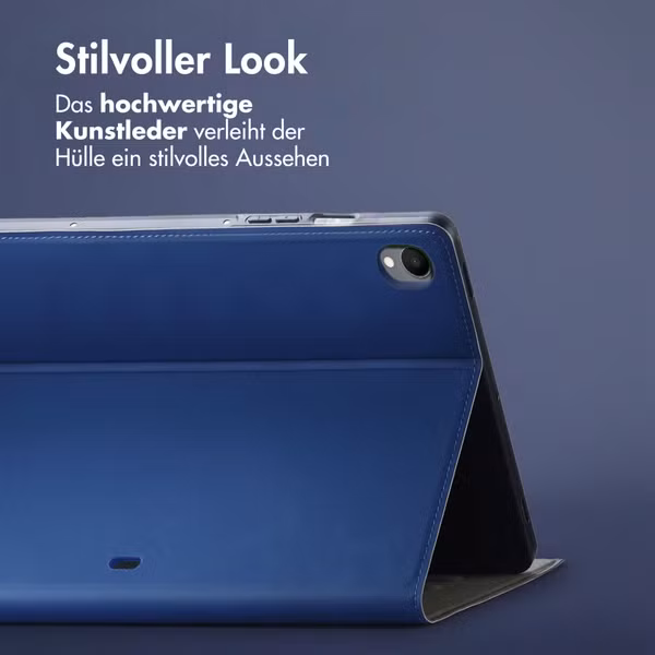 Accezz Classic Klapphülle Samsung Galaxy Tab S11 - Dunkelblau