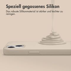 Accezz Liquid Silikoncase mit MagSafe Samsung Galaxy S26 Ultra - Stone
