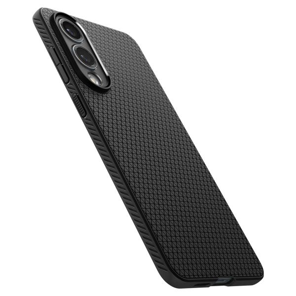 Spigen Liquid Air™ Backcover Samsung Galaxy S25 Edge - Schwarz