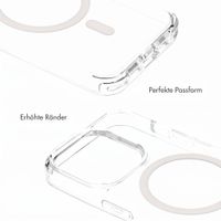 Selencia Rivièra MagSafe Backcover mit abnehmbarem Haken Apple iPhone 15 Pro - Transparent