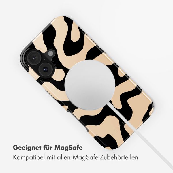 Selencia Vivid Rückabdeckung mit MagSafe Apple iPhone 17 - Art Wave Black