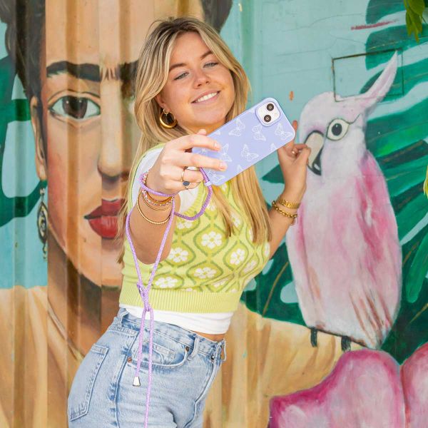 imoshion SilikonHülle design mit Band Apple iPhone 12 (Pro) - Butterfly