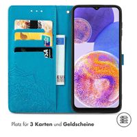 imoshion Mandala Klapphülle für das Samsung Galaxy A23 (5G) - Türkis