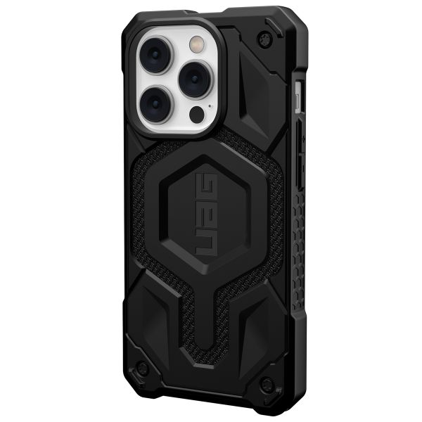 UAG Monarch Backcover MagSafe für das Apple iPhone 14 Pro - Kevlar Black