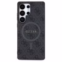 Guess Classic 4G Logo Backcover MagSafe Samsung Galaxy S25 Ultra - Schwarz