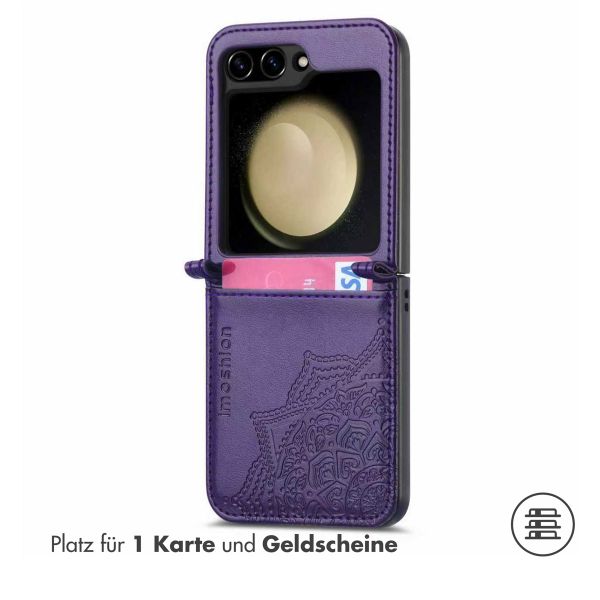 imoshion Mandala Klapphülle Samsung Galaxy Z Flip 7 FE - Violett