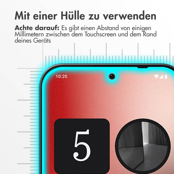 Accezz Screen Protector aus gehärtetem Glas für das Nothing Phone 2a