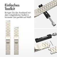 imoshion Edelstahlarmband -   Universelle 22 mm Anschluss - Starlight