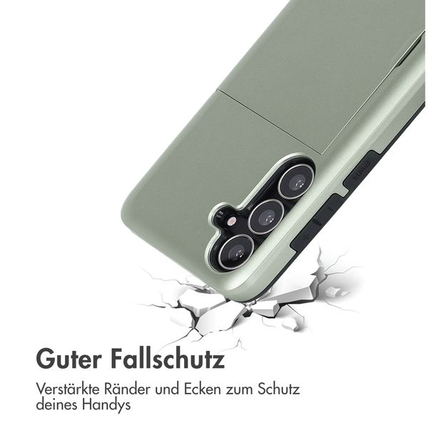 imoshion Backcover mit Kartenfach Samsung Galaxy S25 FE - Grün
