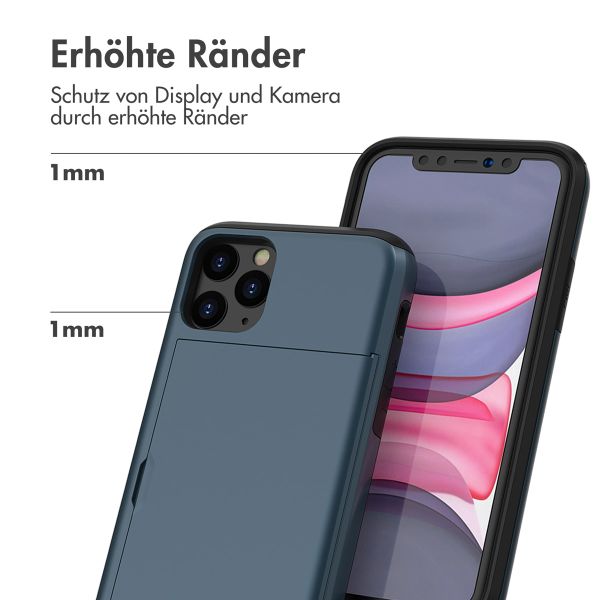 imoshion Backcover mit Kartenfach Apple iPhone 11 Pro - Dunkelblau