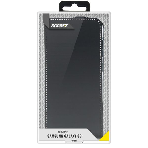 Accezz Flip Case Samsung Galaxy S9 - Schwarz