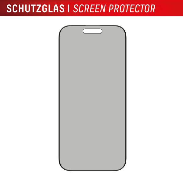 Displex Displayschutz aus gehärtetem Glas Privacy Apple iPhone 16 Pro