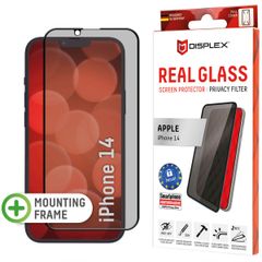 Displex Displayschutz aus gehärtetem Glas Privacy für das Apple iPhone 14 / 13 / 13 Pro