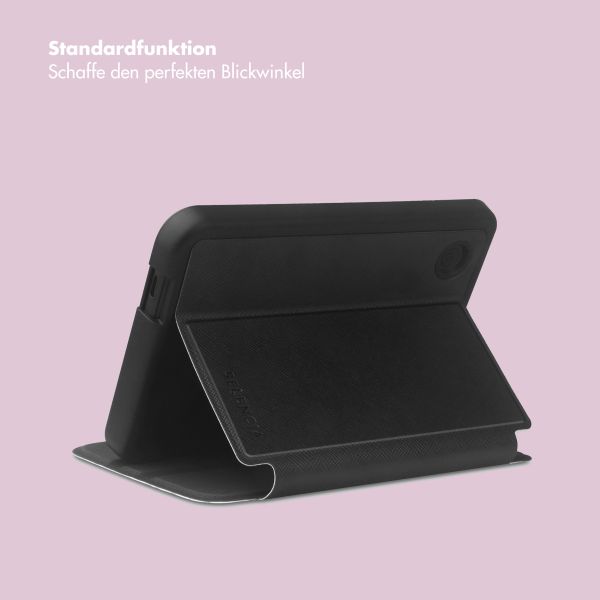 Selencia Vivid Klapphülle Kobo Clara Colour / Clara BW - Stars Rubine Red Light Pink