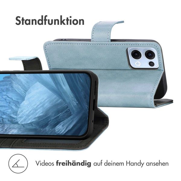 imoshion Luxuriöse Klapphülle Oppo Reno 13 - Hellblau