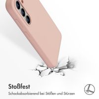 Accezz Liquid Silikoncase mit MagSafe Samsung Galaxy S26 - Rosa