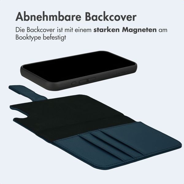 imoshion Herausnehmbare 2-in-1 Luxus-Bookcase Apple iPhone 17e / 16e - Blau