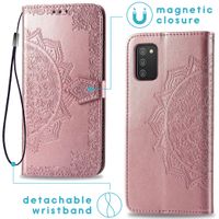 imoshion Mandala Klapphülle Samsung Galaxy A02s - Roségold